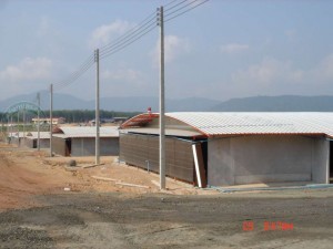 โรงเรือนแล้วเสร็จ